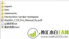 Aladdin 7 FX Pro外汇EA下载
                