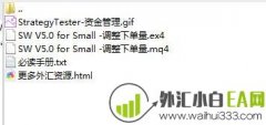 SW for Smal V5.0外汇EA稳定赢利下载
                