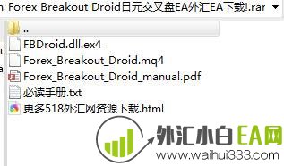 Forex Breakout Droid日元交叉盘EA下载
