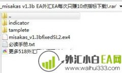 misakas v1.3b外汇EA每次只赚10点指标下载!
                