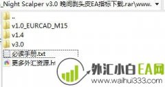 Night Scalper v3.0晚间剥头皮EA强烈推荐下载
                