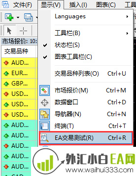 用历史数据回测EA超详细教程！