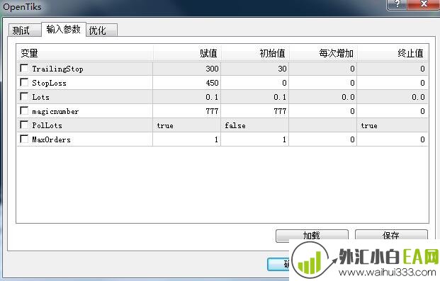 OpenTiks稳定盈利策略智能交易EA下载