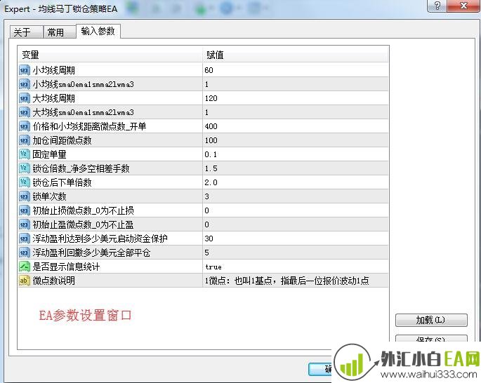 均线加仓锁仓对冲策略EA下载