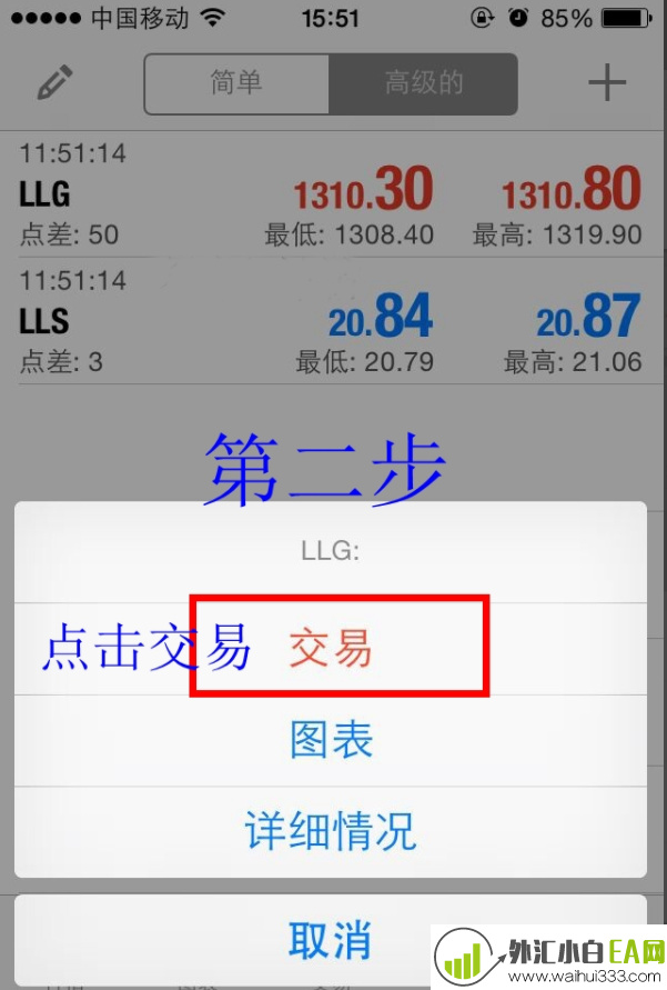 MT4手机平台下单方法图解,手机mt4如何交易?手机mt4交易图解